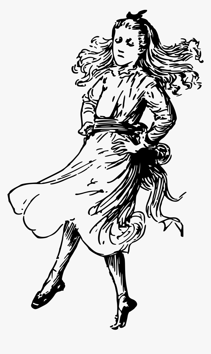 Dancing Girl Clip Arts - Illustration, HD Png Download