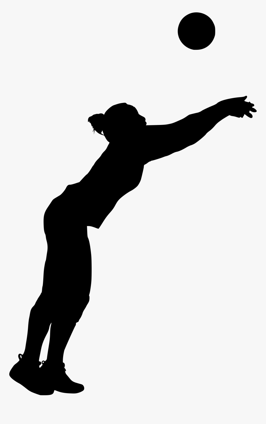Portable Network Graphics Clip Art Silhouette File - Transparent Volleyball Player Silhouette, HD Png Download
