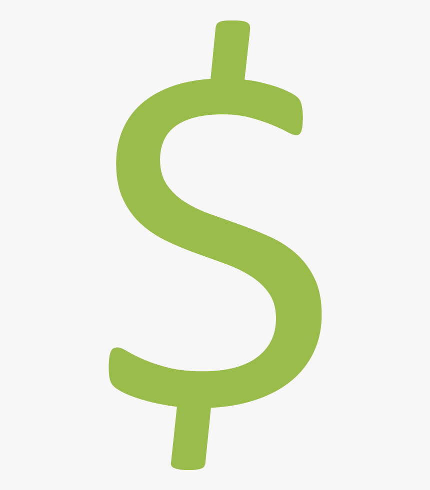 Green Dollar Sign Icon - Calligraphy, HD Png Download