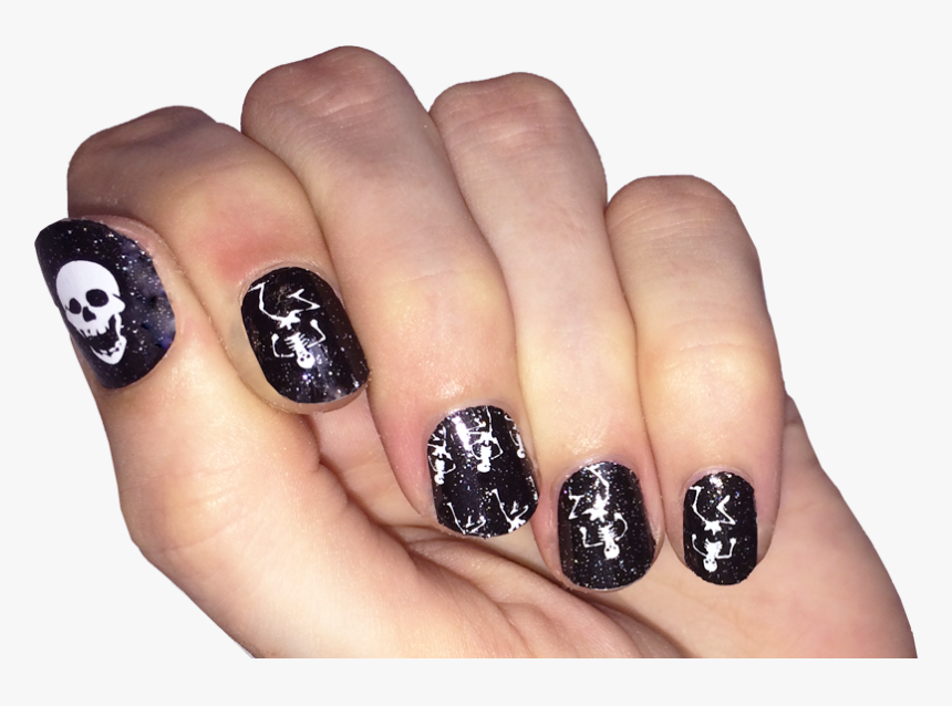 Dancing Skeletons - Nail Wraps - Scratch - - Nail Polish, HD Png Download