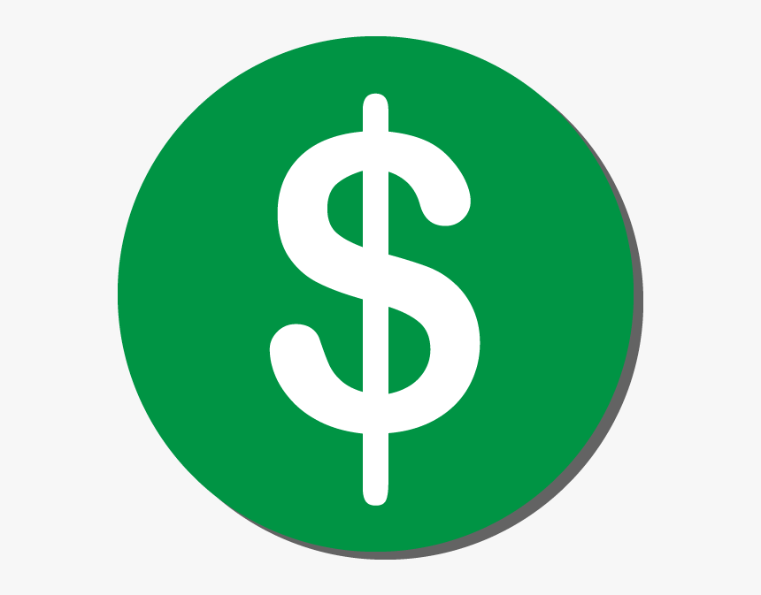 Green Circular Button With A Dollar Sign On It To Donate - Columbia College Chicago Career Center, HD Png Download