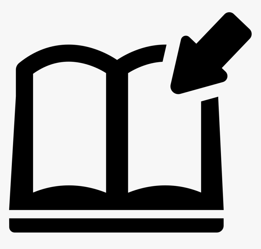 Online Education Symbol Of Opened Book Pages With An - Símbolo Educação Png, Transparent Png
