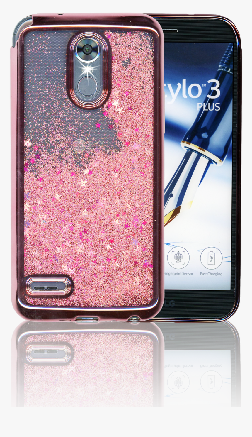 Gold Glitter Star Png - Smartphone, Transparent Png