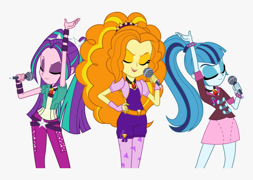 Glitter Star Silver Clip Art - Dazzlings Equestria Girls Png, Transparent Png