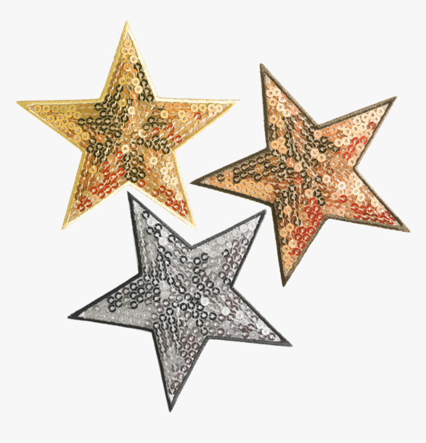 Sequin Star Small Article - Star, HD Png Download