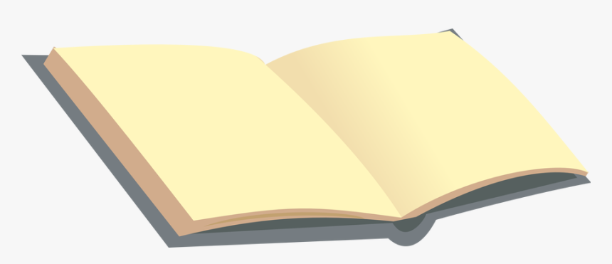 Open Blank Book Png - Book, Transparent Png