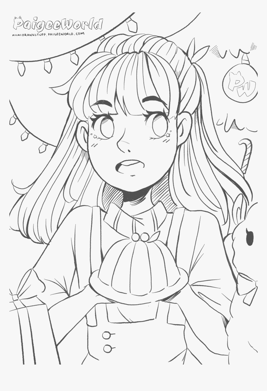 Line Art For Christmas - Line Art, HD Png Download