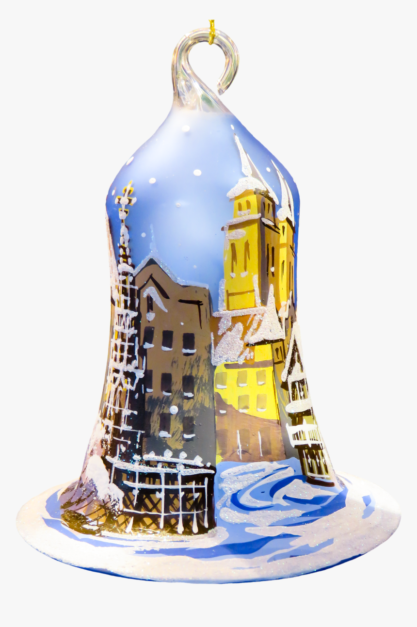 Transparent Blue Christmas Ornament Png - Model 3d Xmas Bells Ornaments, Png Download