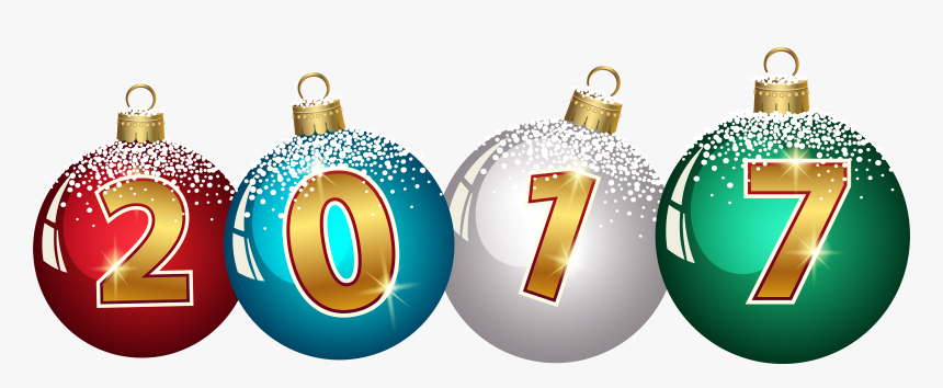 Ornament Clipart Old - 2017 Christmas Transparent, HD Png Download