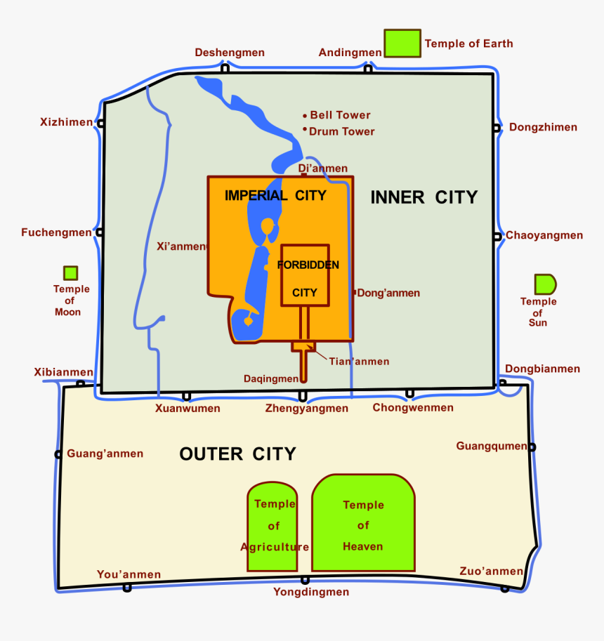 Forbidden City Imperial City, HD Png Download