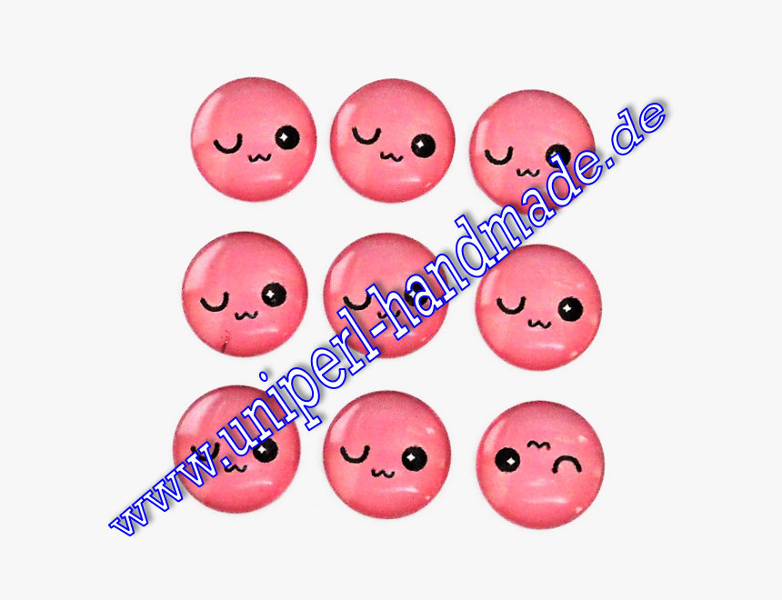 Emoji Cabochon, 14 Mm, Slightly Smiling Face With Winking - Smiley, HD Png Download