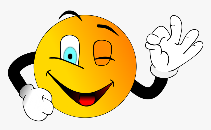 Smile Smiley Wink Free Photo - Emoji Follow Png, Transparent Png