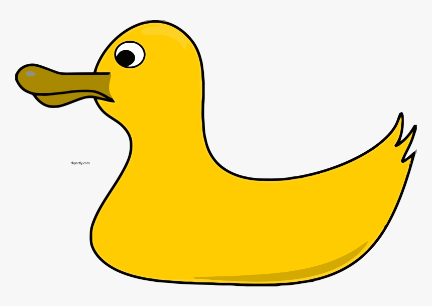 Side Duck Clipart Png - Rubber Duck, Transparent Png