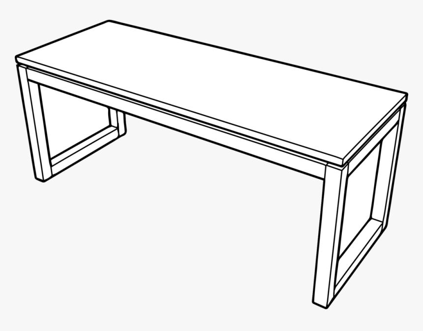 Desk,end Table,coffee Table - Coffee Table, HD Png Download