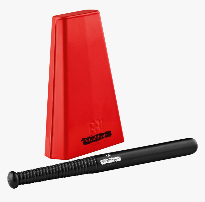 Meinl Vivarhythm Cowbell - Meinl Vivarhythm Red Handheld Cowbell With Beater, HD Png Download