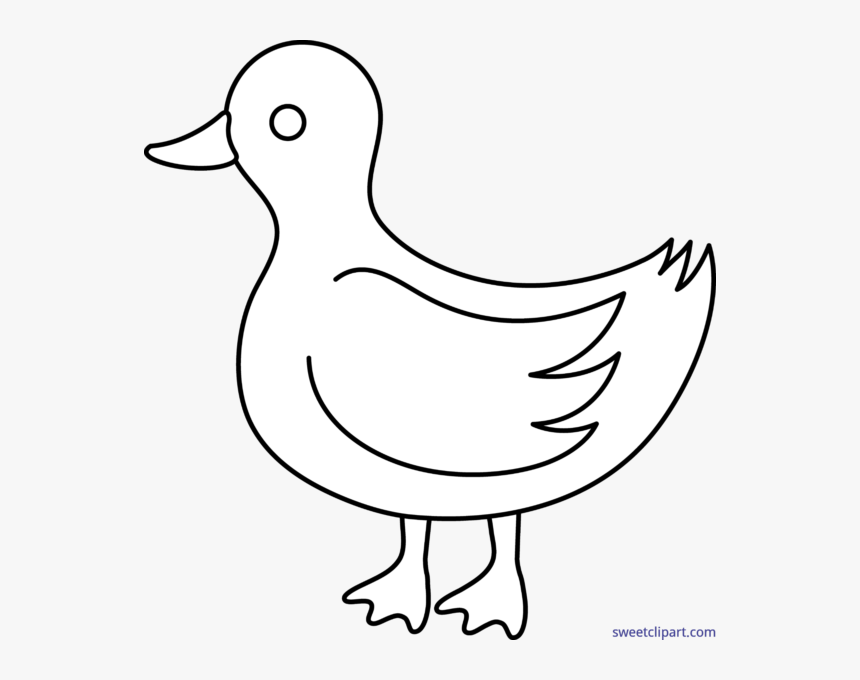 Clipart Free Stock Duck Free On Dumielauxepices Net - Duck Images Clip Art Black And White, HD Png Download