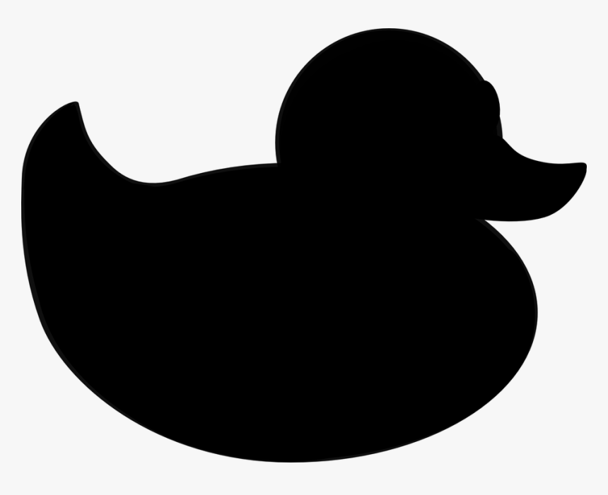 Vector Duck Mummy - Rubber Duck Silhouette Png, Transparent Png