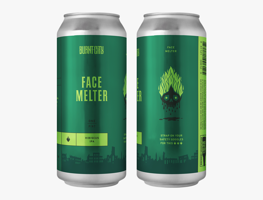 Burnt City Brewing Face Melter Hibiscus Ipa Can - Burnt City Face Melter Hibiscus Ipa, HD Png Download