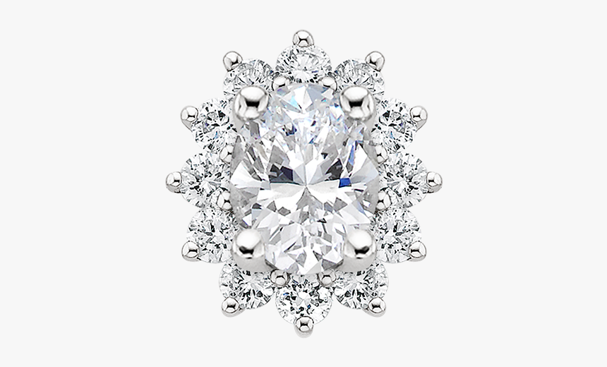 White Sunburst Png - Sunburst Halo Engagement Ring, Transparent Png