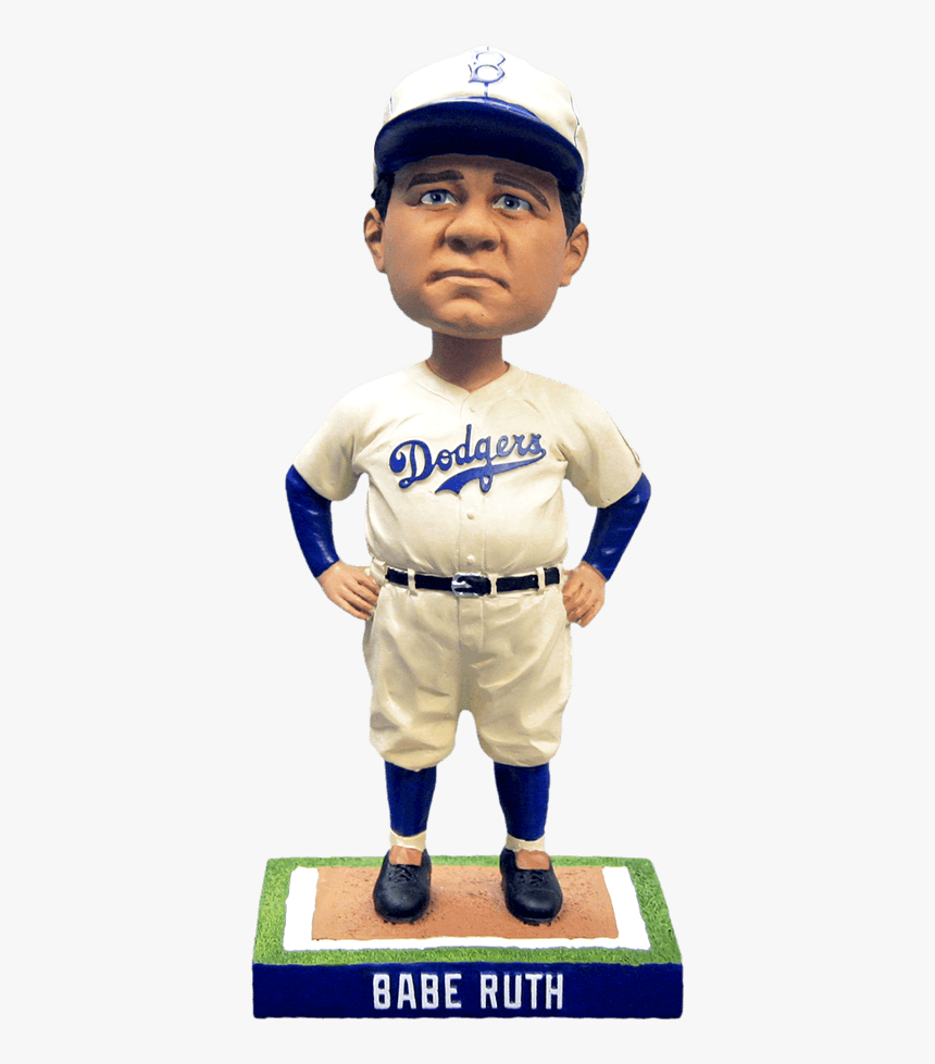 Babe Ruth Dodgers Bobblehead, HD Png Download