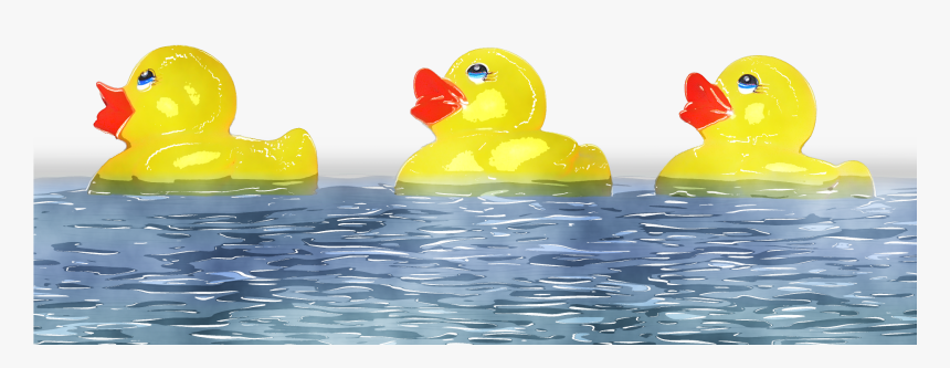 Ducks Clipart Blue - Rubber Ducky, HD Png Download