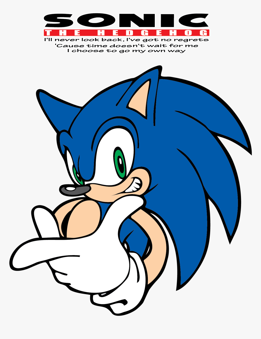 Transparent Looking Back Clipart - Sonic Adventure 2 Artwork, HD Png Download