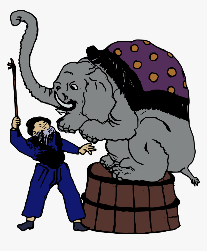 Elephant Trainer Clipart, HD Png Download