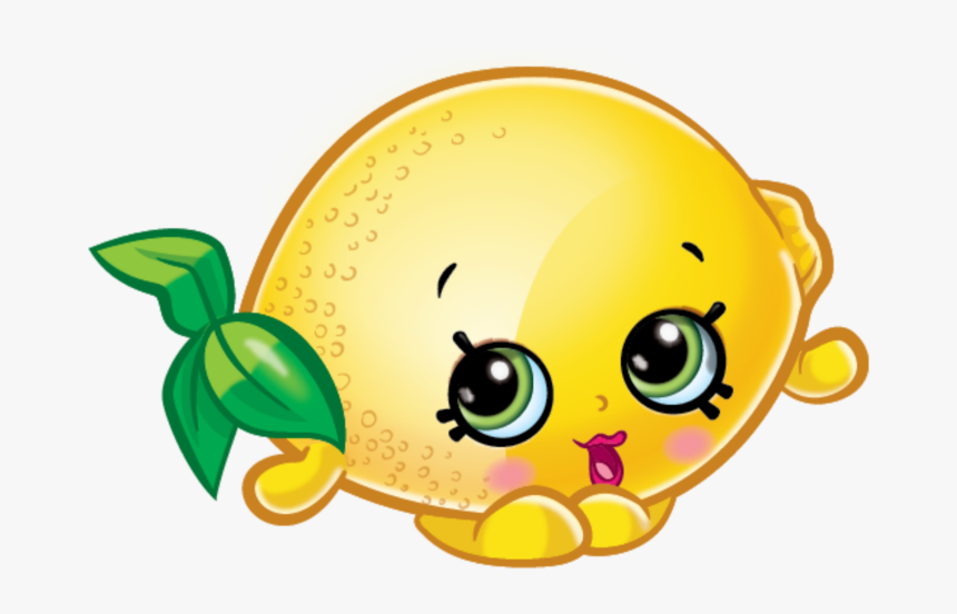 Transparent Lemon Emoji Png - Cartoon Shopkins, Png Download