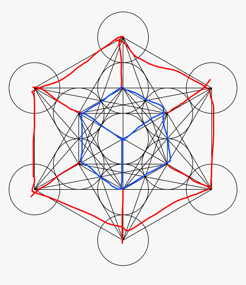 Make Metatron S Cube , Png Download - Metatron Cube, Transparent Png