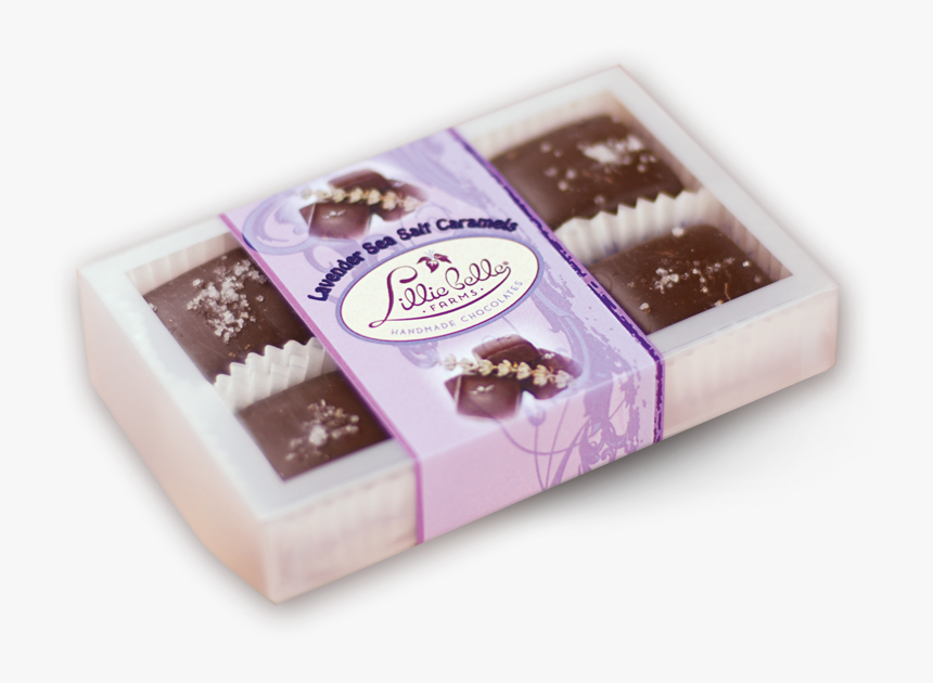 6-piece Box Organic Lavender Caramels - Honmei Choco, HD Png Download
