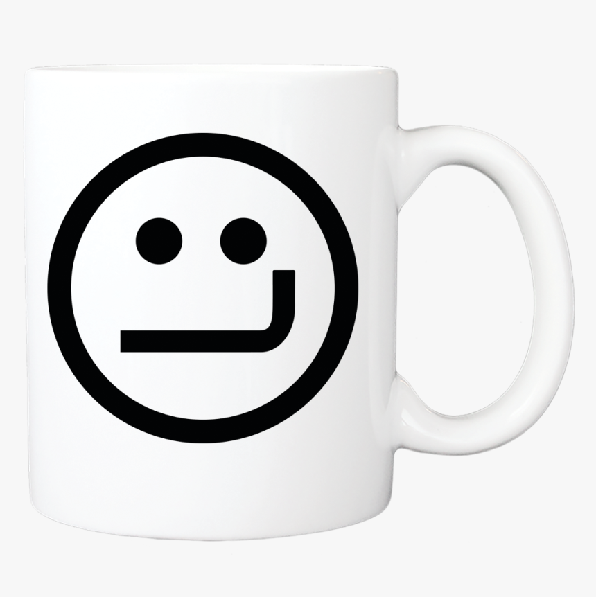 Smirk Face Coffee Mug - Smiley, HD Png Download