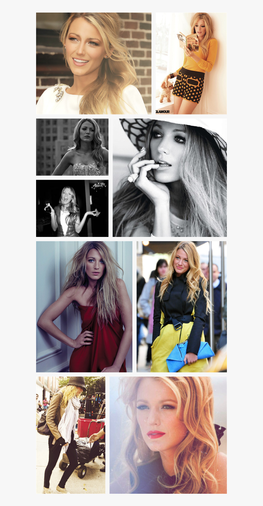 Blake Lively Glamour Magazine 2011, HD Png Download