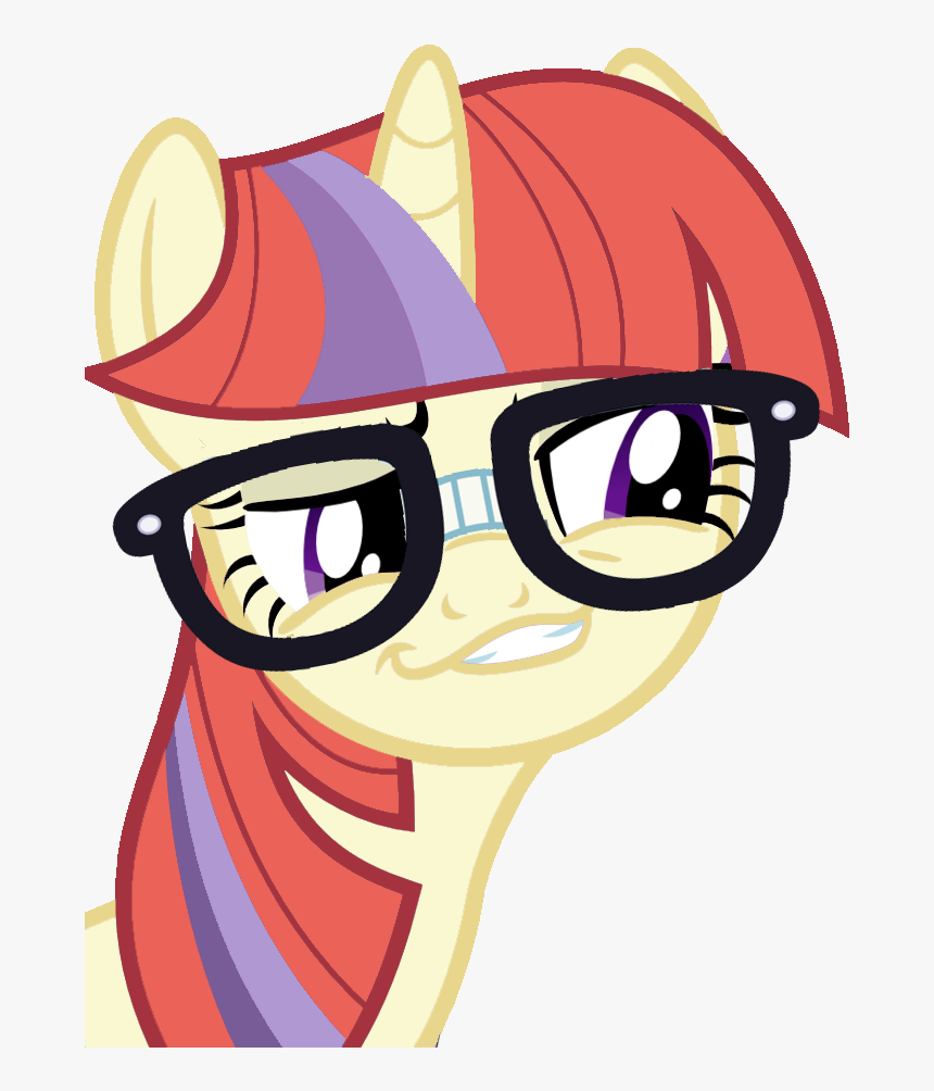 Ponyglam, Faic, Glasses, Meme, Moondancer, Safe, Smirk, - Cartoon, HD Png Download