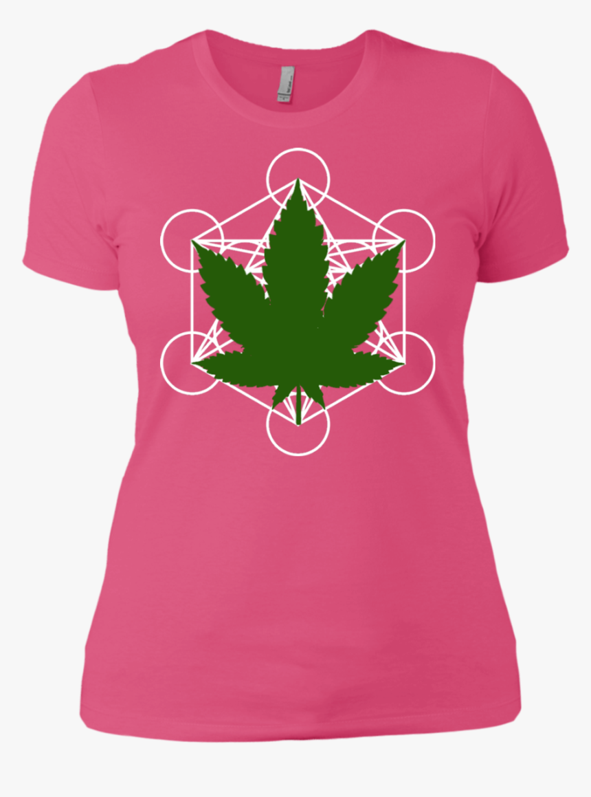 Metatron S Cube With Ganja - Maple Leaf, HD Png Download