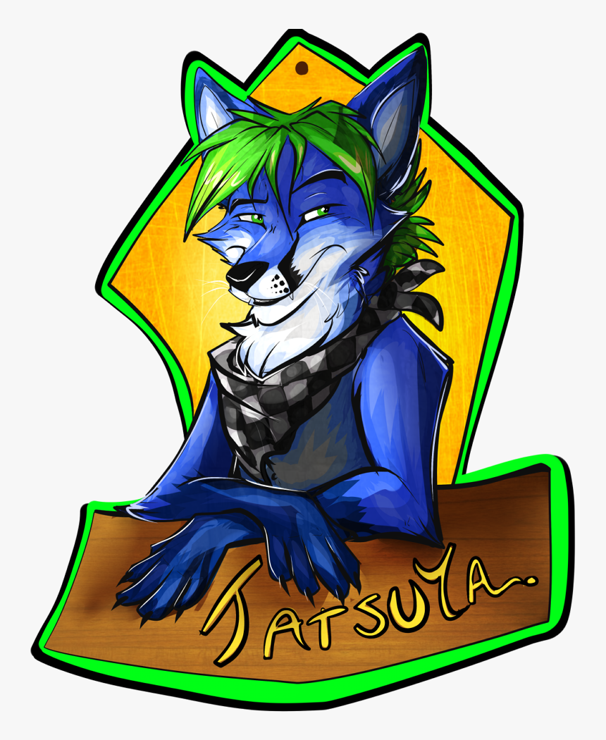 Smirk Cartoony Tatsuya Badge - Cartoon, HD Png Download