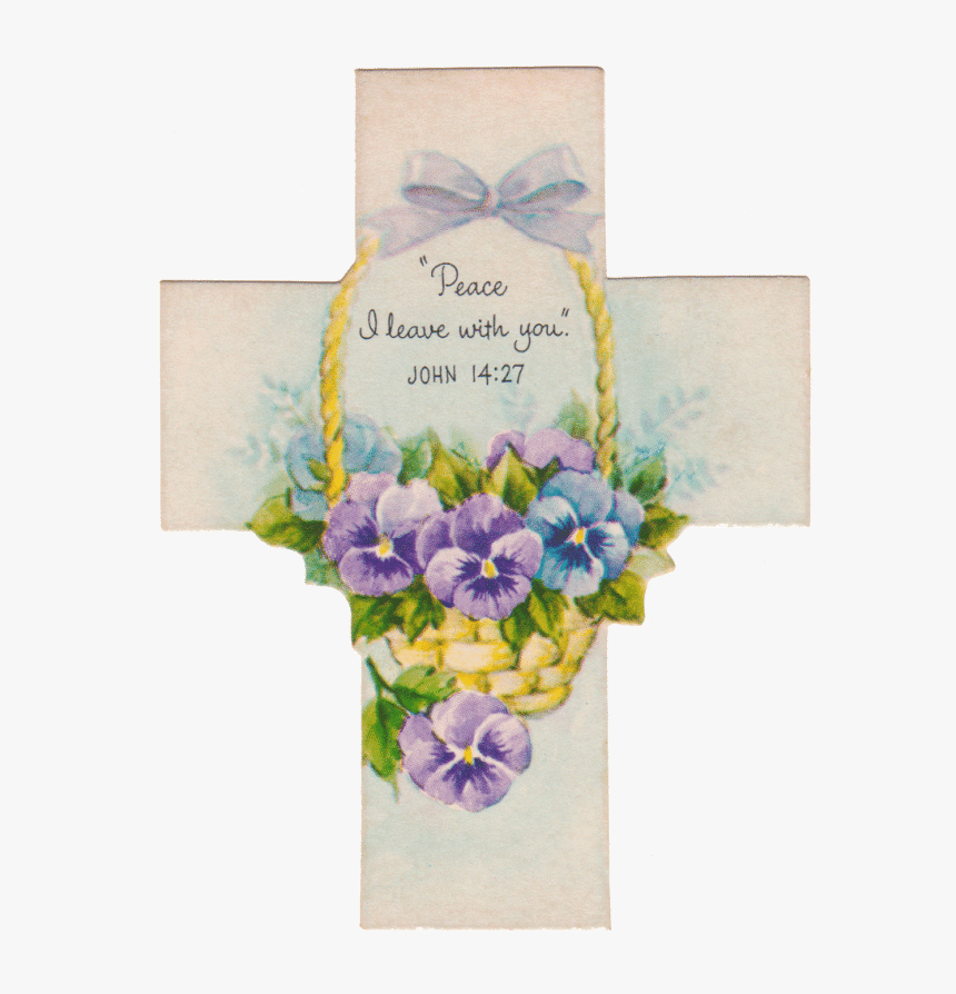 Vintage Cross Easter Cards, HD Png Download