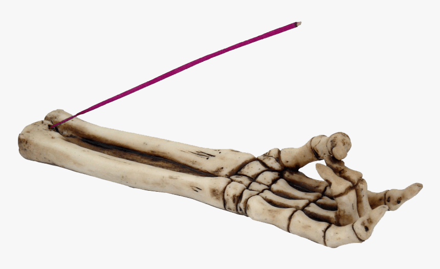 Rock Sign Skeletal Arm Incense Burner - Incense Burner, HD Png Download