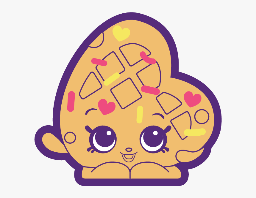 Waffle Clipart Heart Shaped - Clip Art, HD Png Download