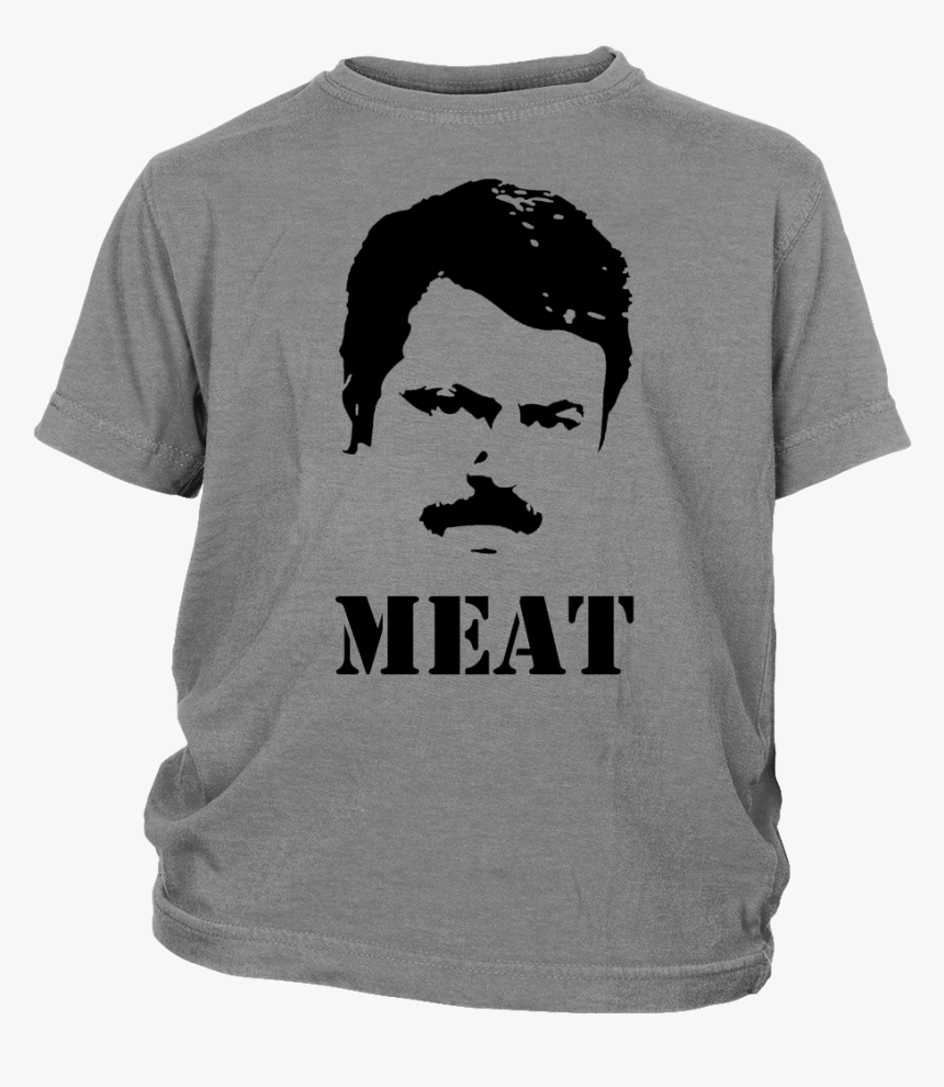 Ron Swanson Meat Youth Shirt - Houston Texan Shirts, HD Png Download