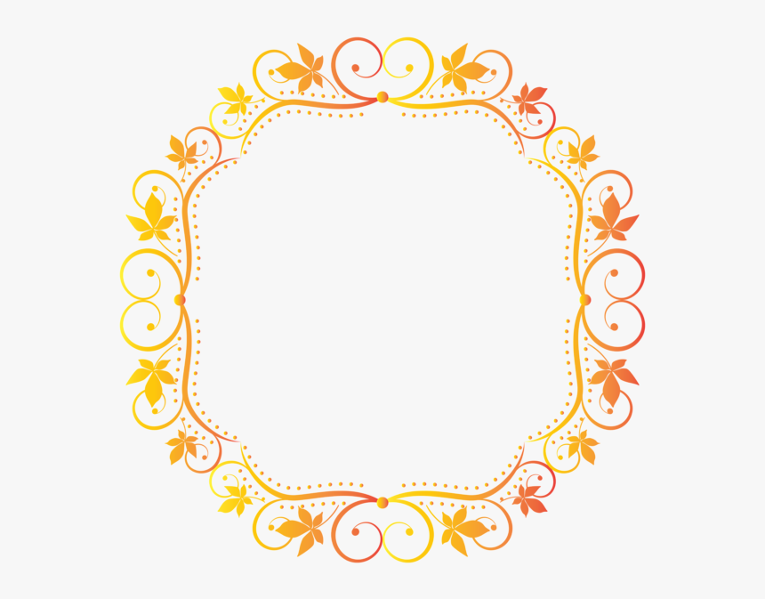 Fall Border Png Clipart , Png Download - Transparent Frame Fall Border, Png Download