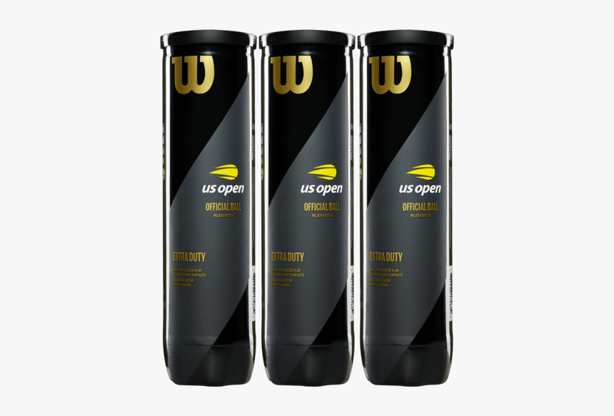 Us Open Promo Tri Pack Tennis Ball 
 Class - Wilson Us Tennis Balls, HD Png Download