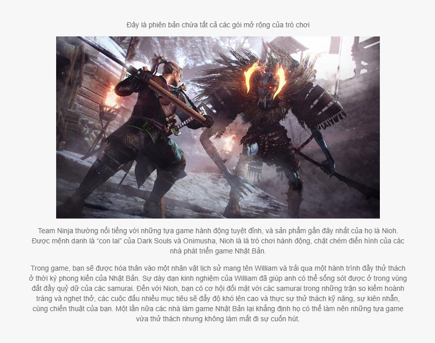 Hình Ảnh Chụp Sản Phẩm - Nioh Dragon Of The North Enemies, HD Png Download