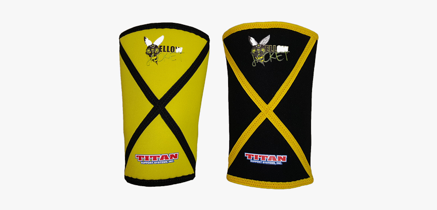 Titan Yellow Jacket Knee Sleeves - Titan Knee Sleeves Ipf, HD Png Download