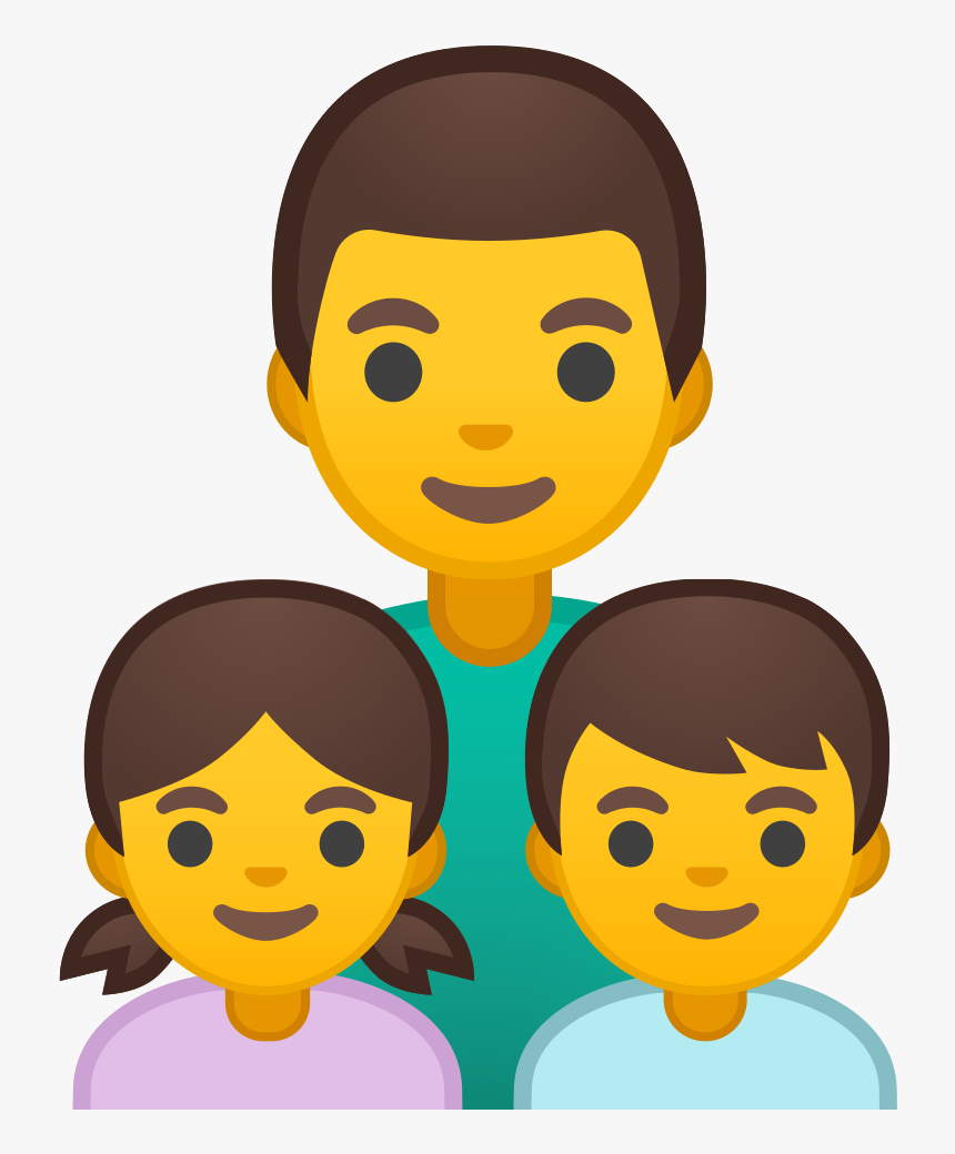 Family Man Girl Boy Icon - Girl Boy Man Woman, HD Png Download