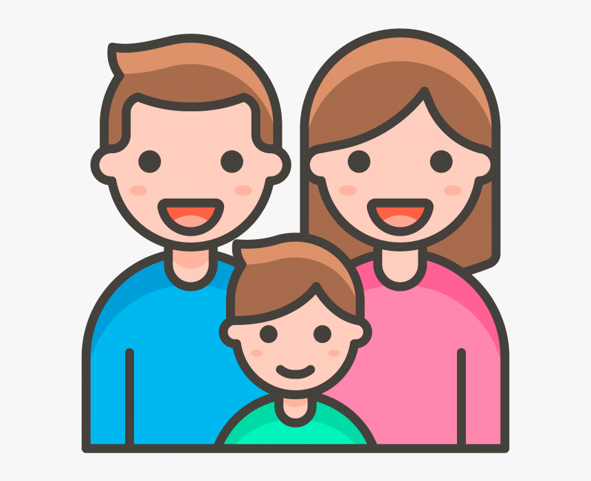 Transparent Happy Man Png - Familia Emoji, Png Download