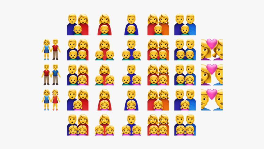 Emoji Family Png, Transparent Png