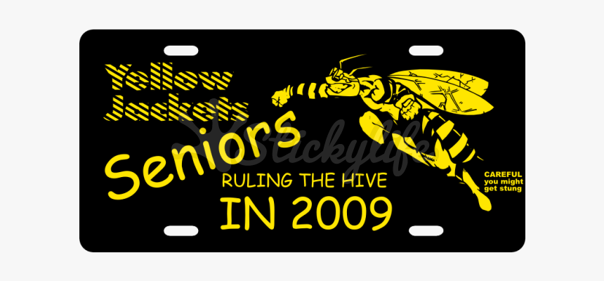 Yellow Jacket License Plate - Superhero, HD Png Download