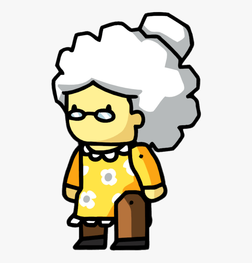 Scribblenauts Grandmother - Scribblenauts Clipart Mom, HD Png Download