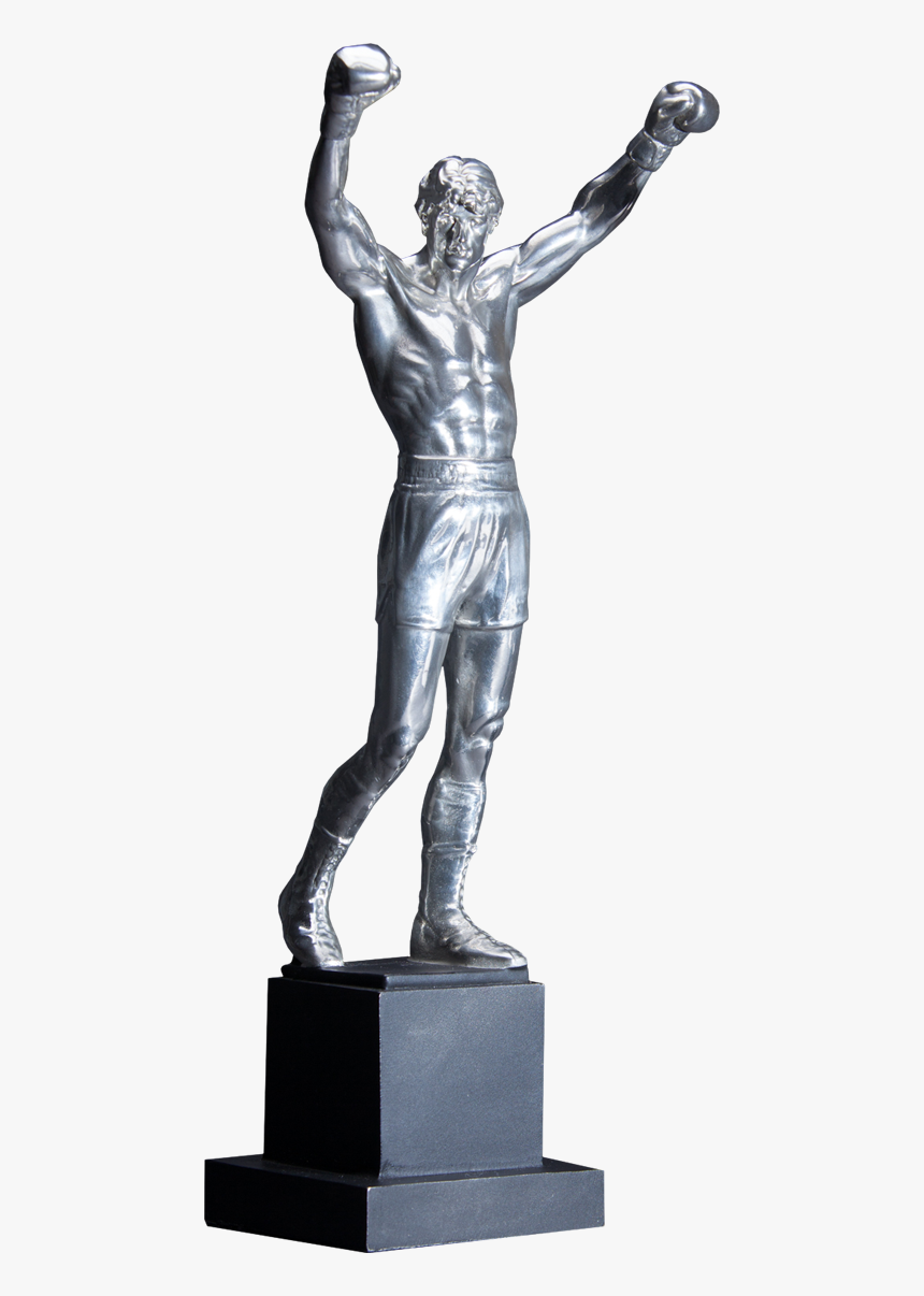 Rocky Statue Pewter Schomberg, HD Png Download