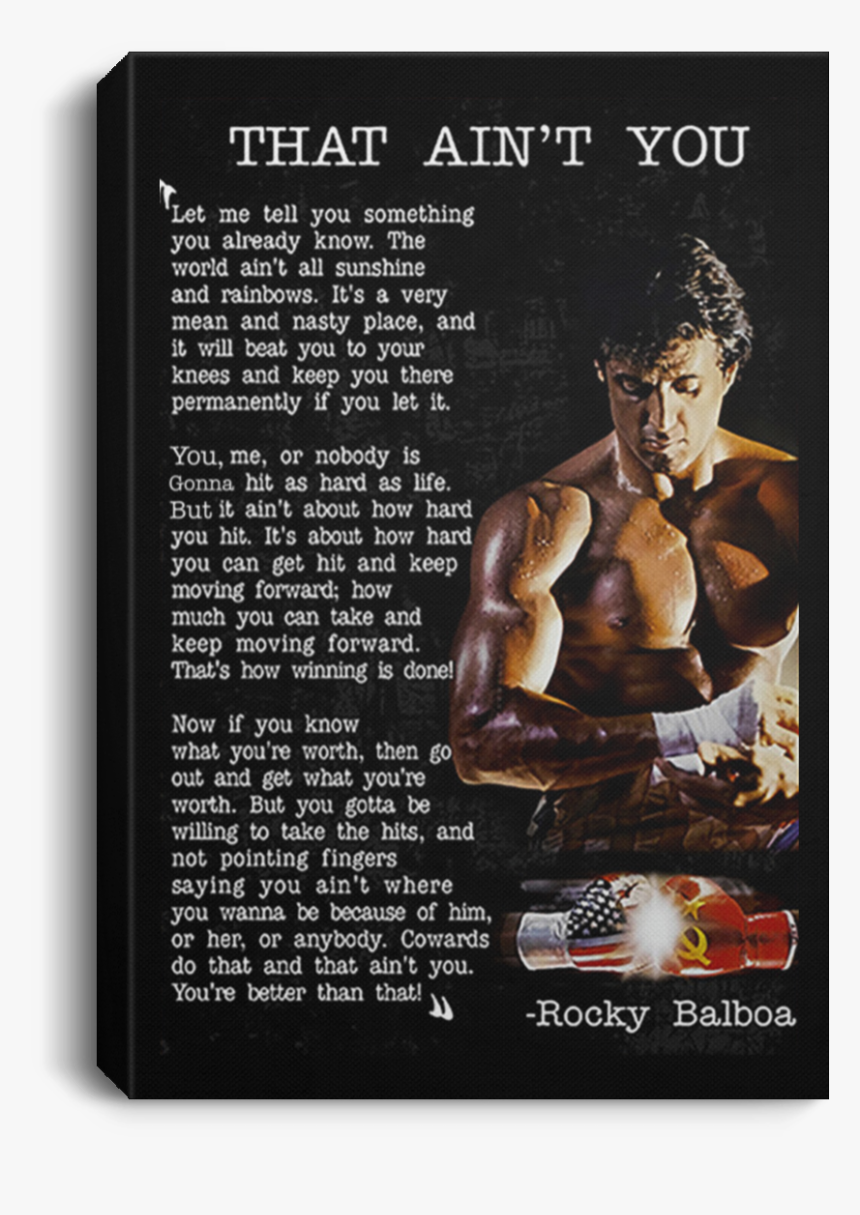 Rocky That Ain T You, HD Png Download